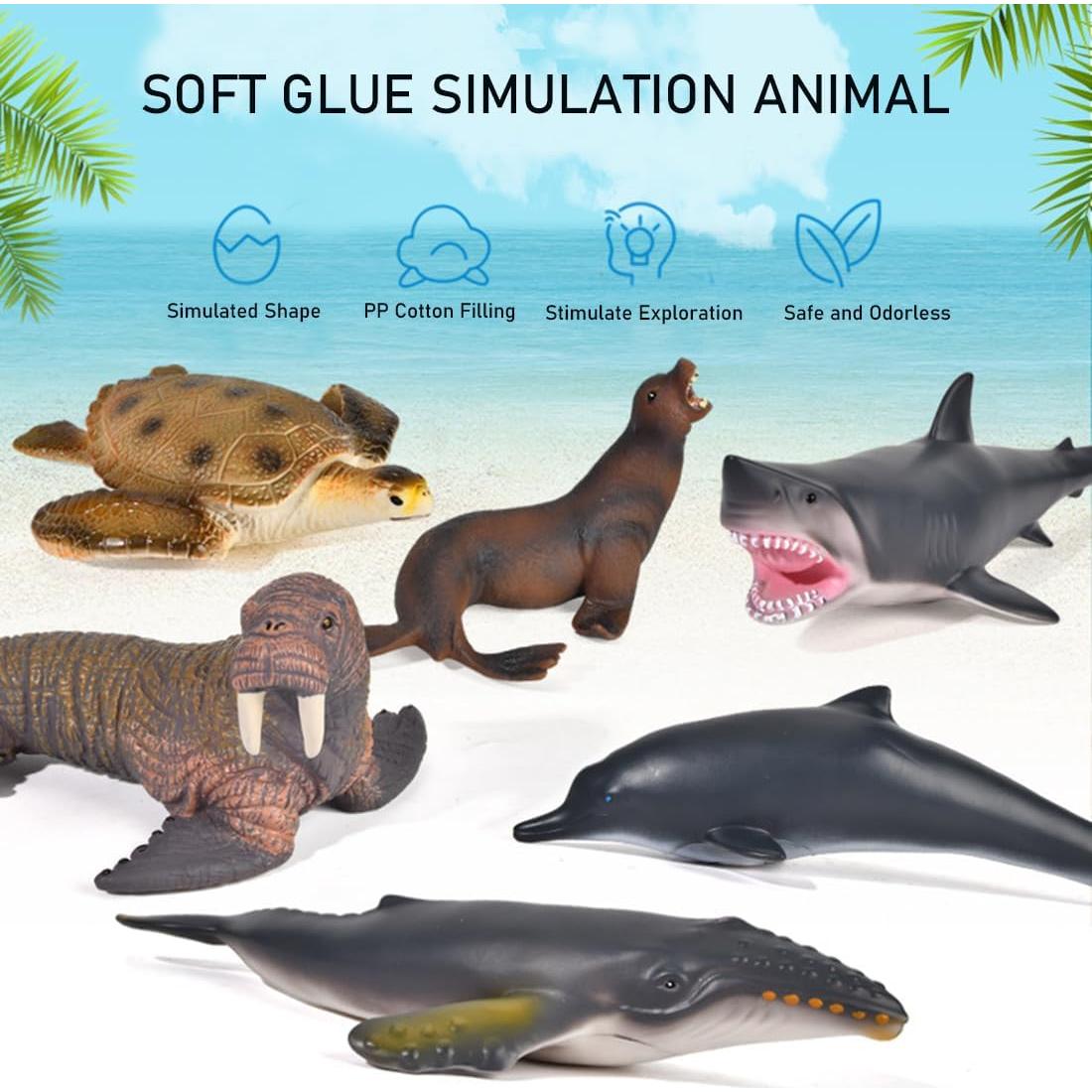 Juguete de Tortuga Marina LOVNBHELP 21 cm Goma Ecológica