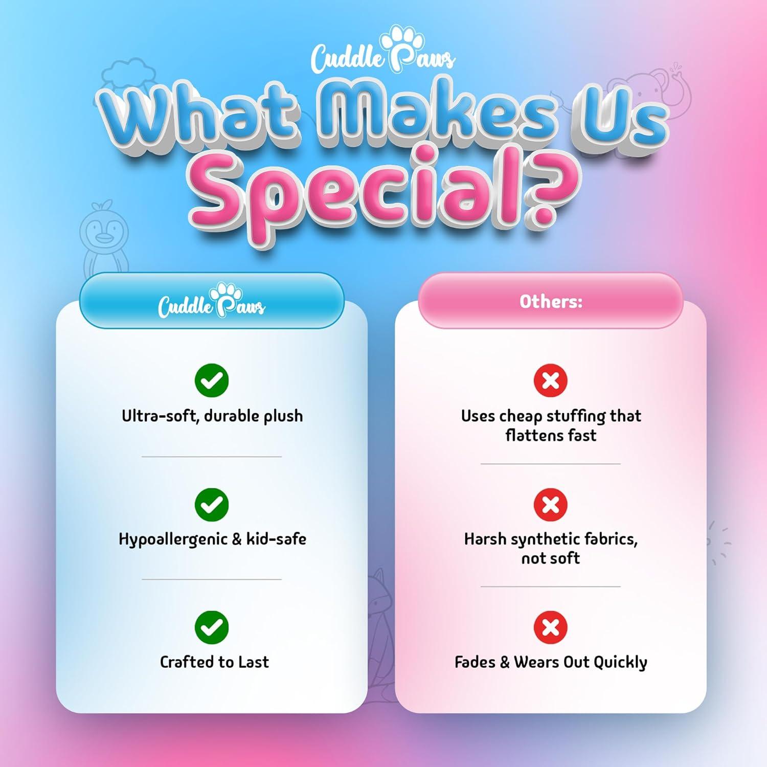 Almohada de Cuerpo Pingüino Cuddle Paws 89 cm Suave