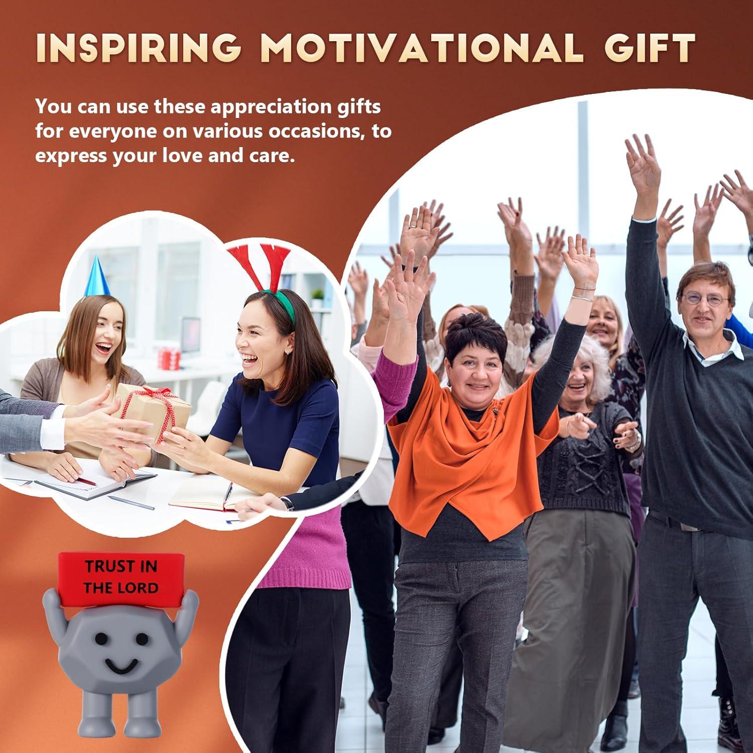 25 Mini Juguetes de Piedra Religiosa Gejoy - 4 cm Gris Oscuro