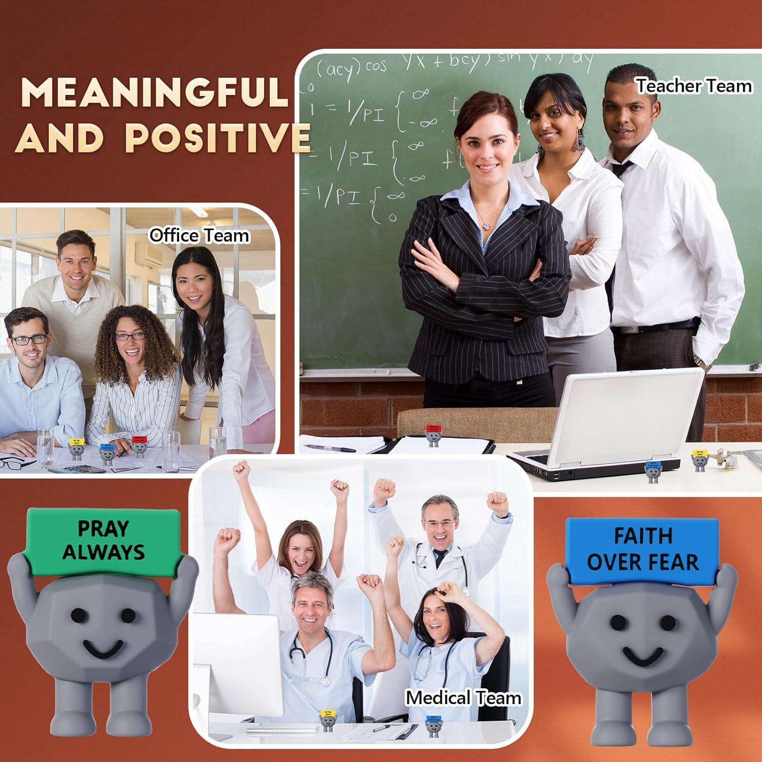 25 Mini Juguetes de Piedra Religiosa Gejoy - 4 cm Gris Oscuro