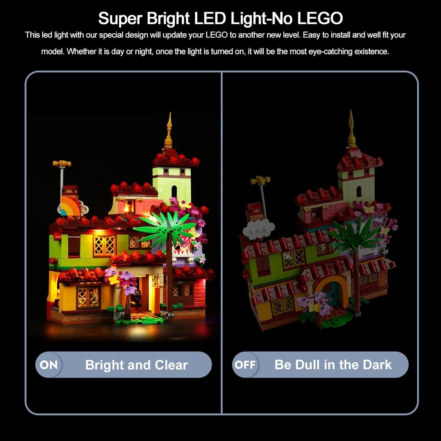 Luz LED BrickBling para Casa Encanto 43202 - Versión Mejorada