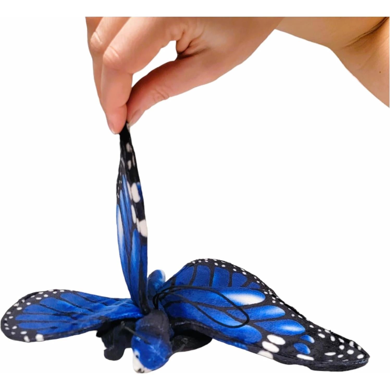 Juguete de Peluche Mariposa Monarca Naranja o Morfo Azul 28 cm