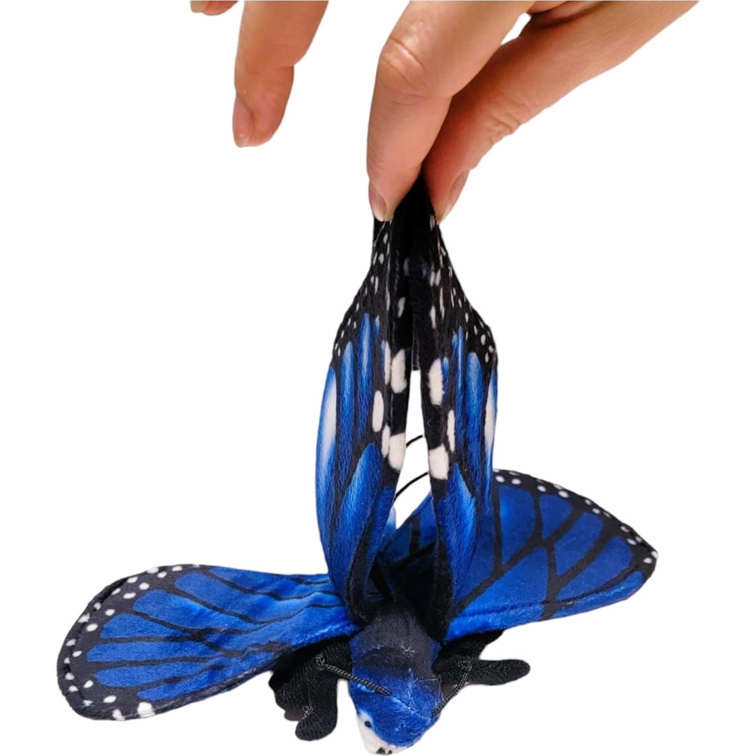 Juguete de Peluche Mariposa Monarca Naranja o Morfo Azul 28 cm