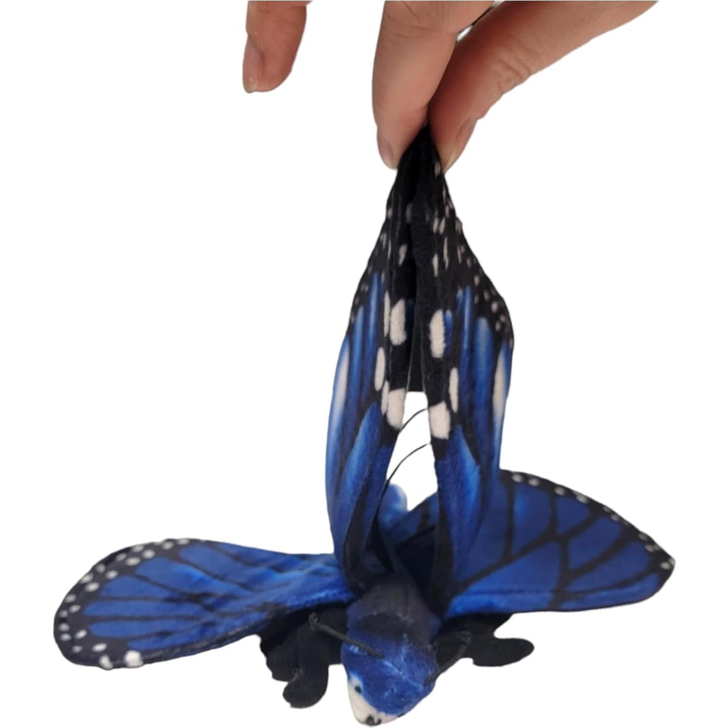 Juguete de Peluche Mariposa Monarca Naranja o Morfo Azul 28 cm