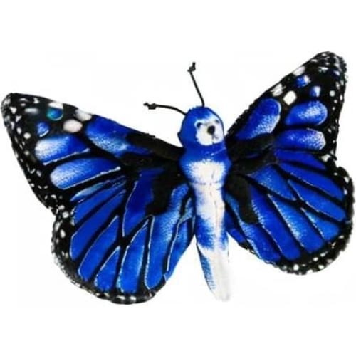 Juguete de Peluche Mariposa Monarca Naranja o Morfo Azul 28 cm