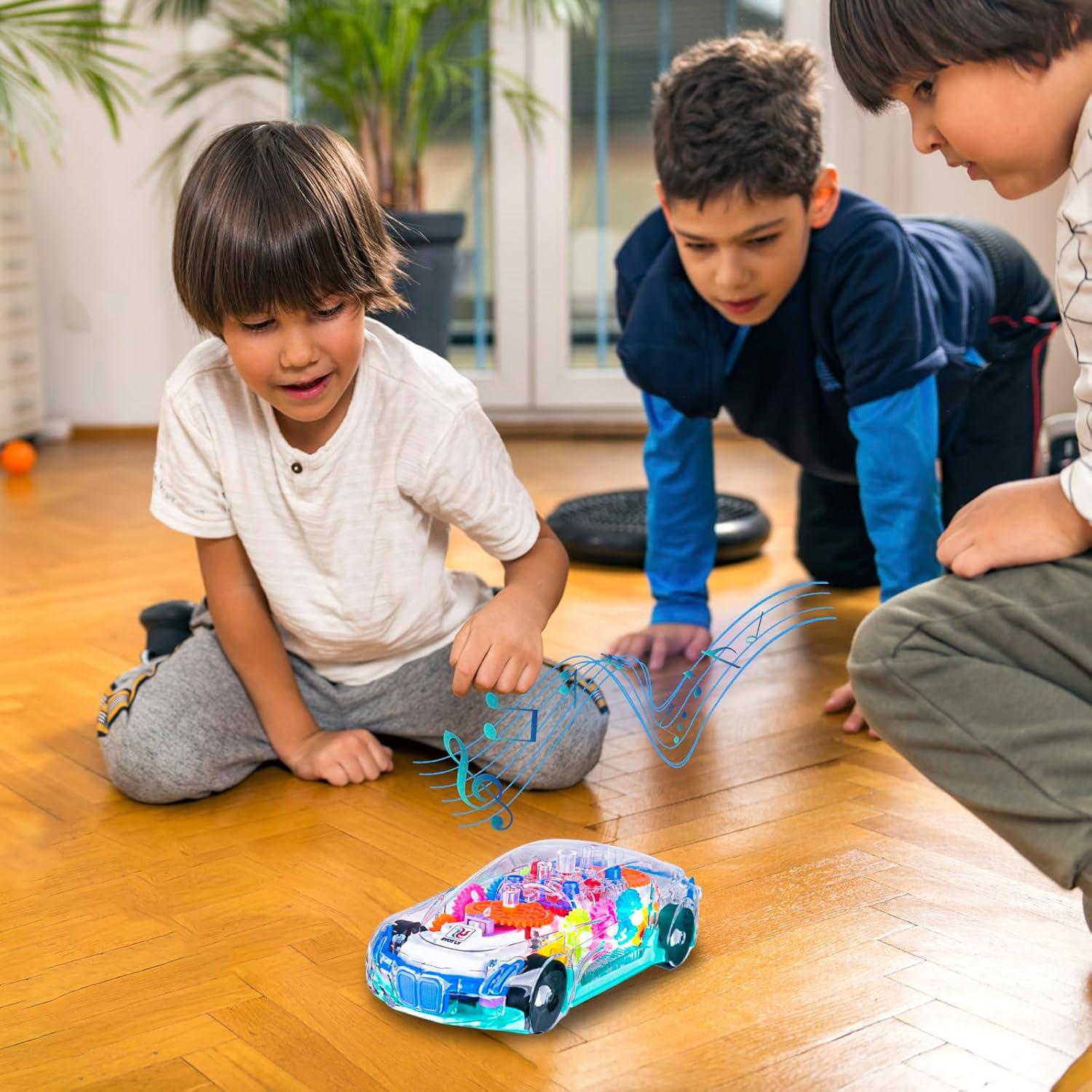 Tren Eléctrico Transparente Berry President con Luces y Música