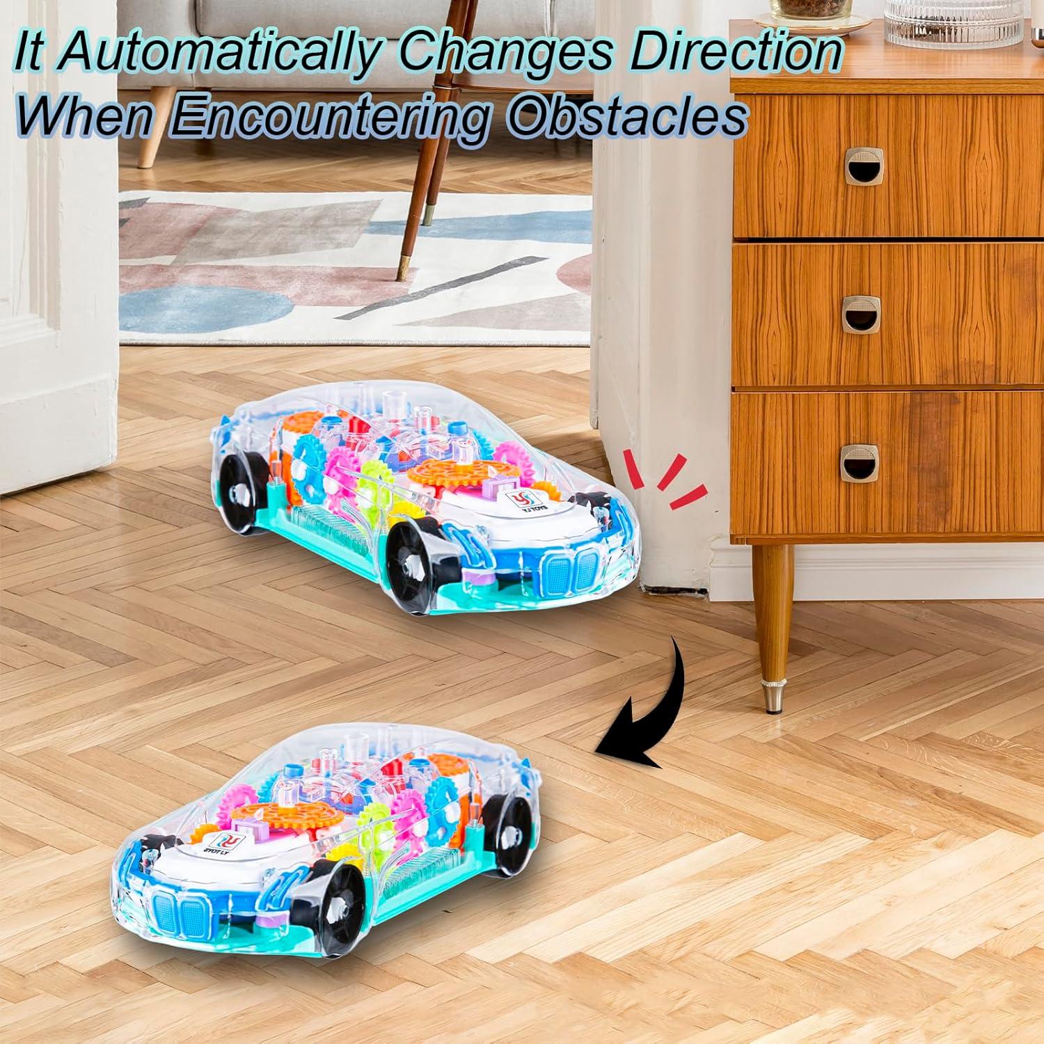 Tren Eléctrico Transparente Berry President con Luces y Música