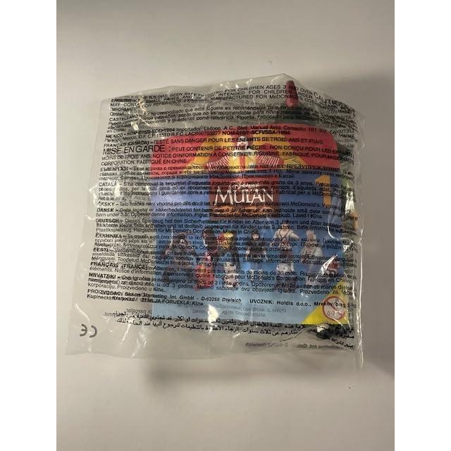 Juguete Vintage Happy Meal McDonald's 1998 Mulan 10x5cm