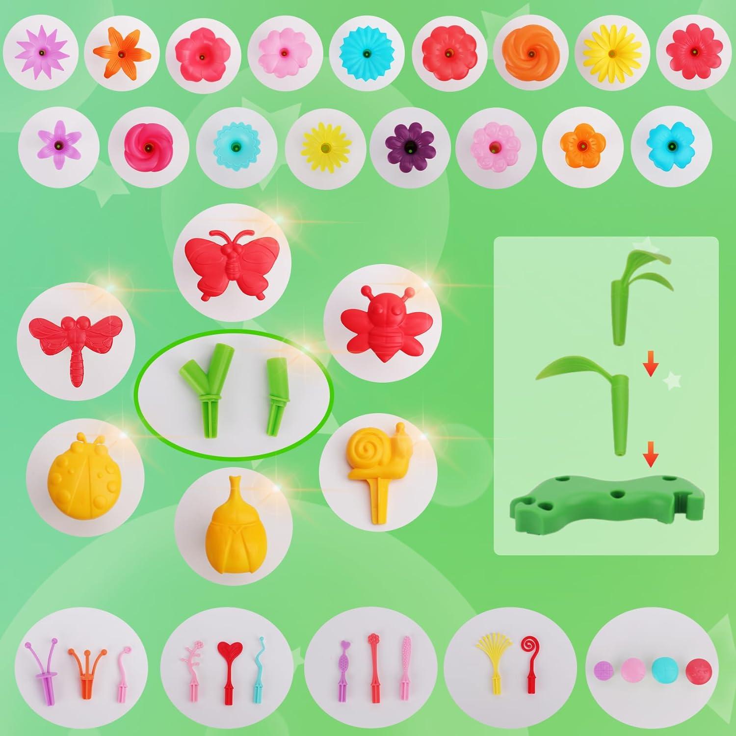 Juguete de Construcción Floral BIRANCO - 120 Piezas STEM