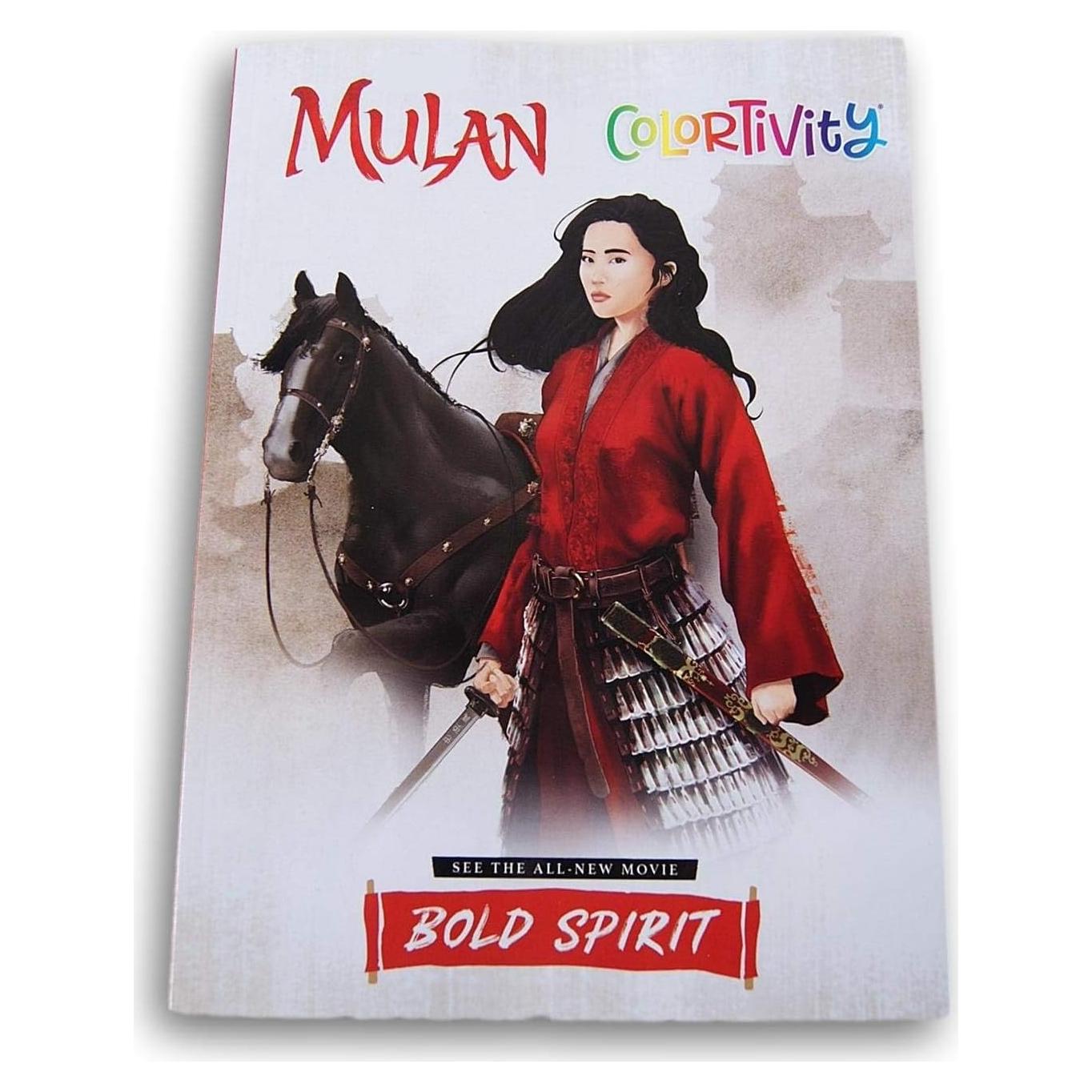 Libro de Colorear Mulan - 64 Páginas Actividades Diversión