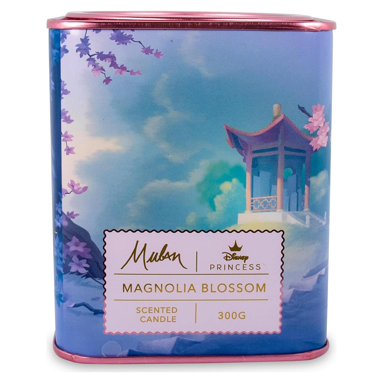 Vela Aromática en Lata de Té Disney Mulan 300g Flor de Magnolia
