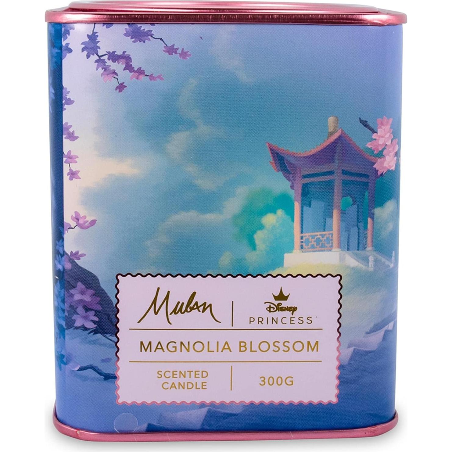 Vela Aromática en Lata de Té Disney Mulan 300g Flor de Magnolia