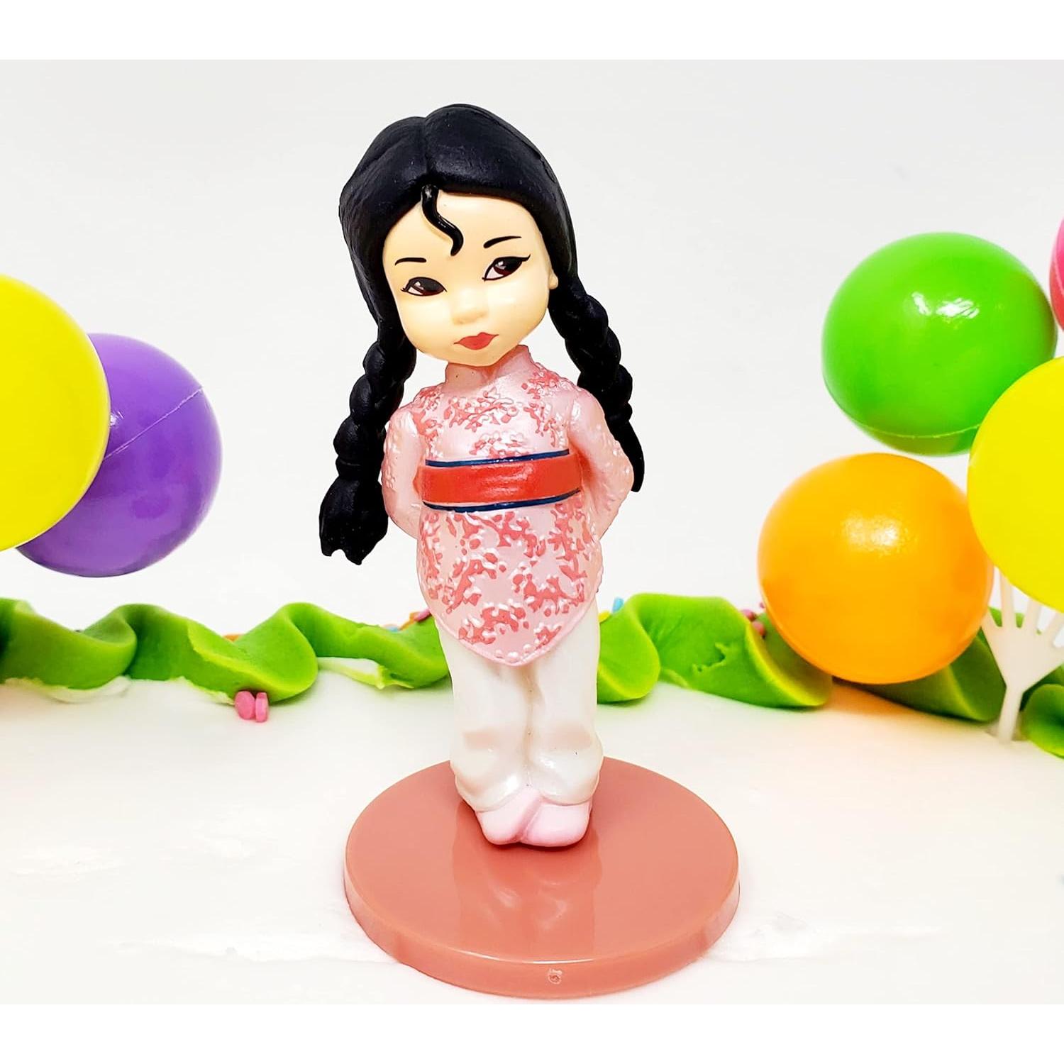 Juego de Decoración de Pastel Mulan 7 Piezas MT