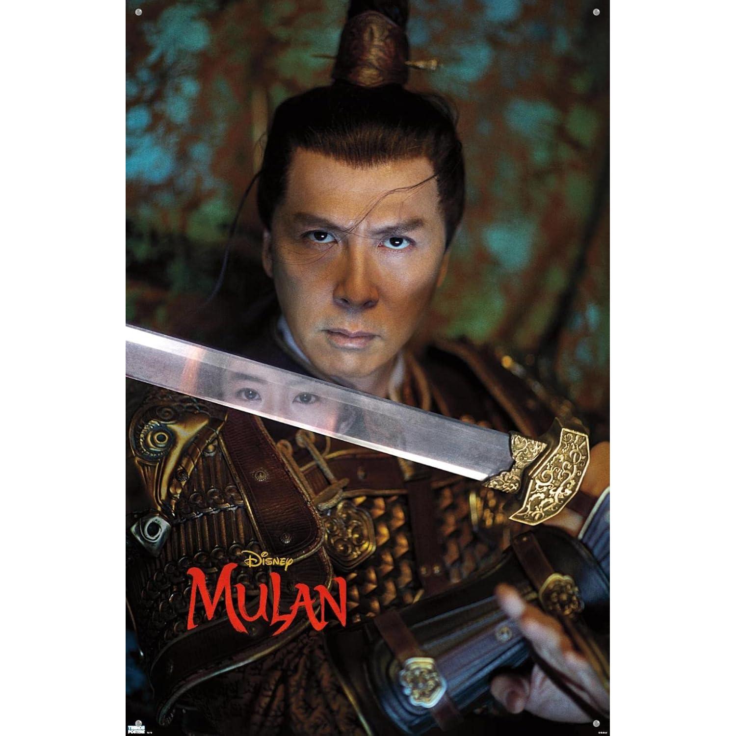 Póster Disney Mulan Comandante Tung 86.4x56.5cm con Chinchetas