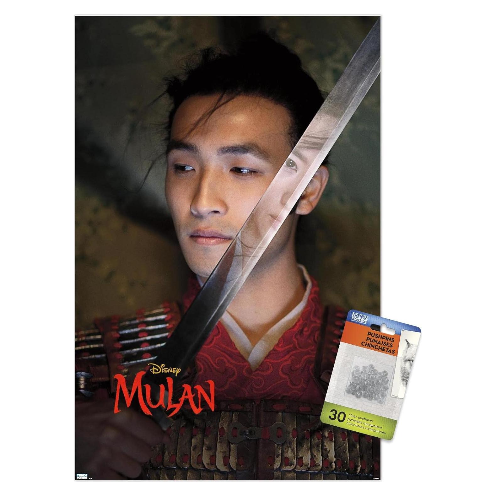 Póster de Pared Disney Mulan Chen Honghui 56.8x37.4cm