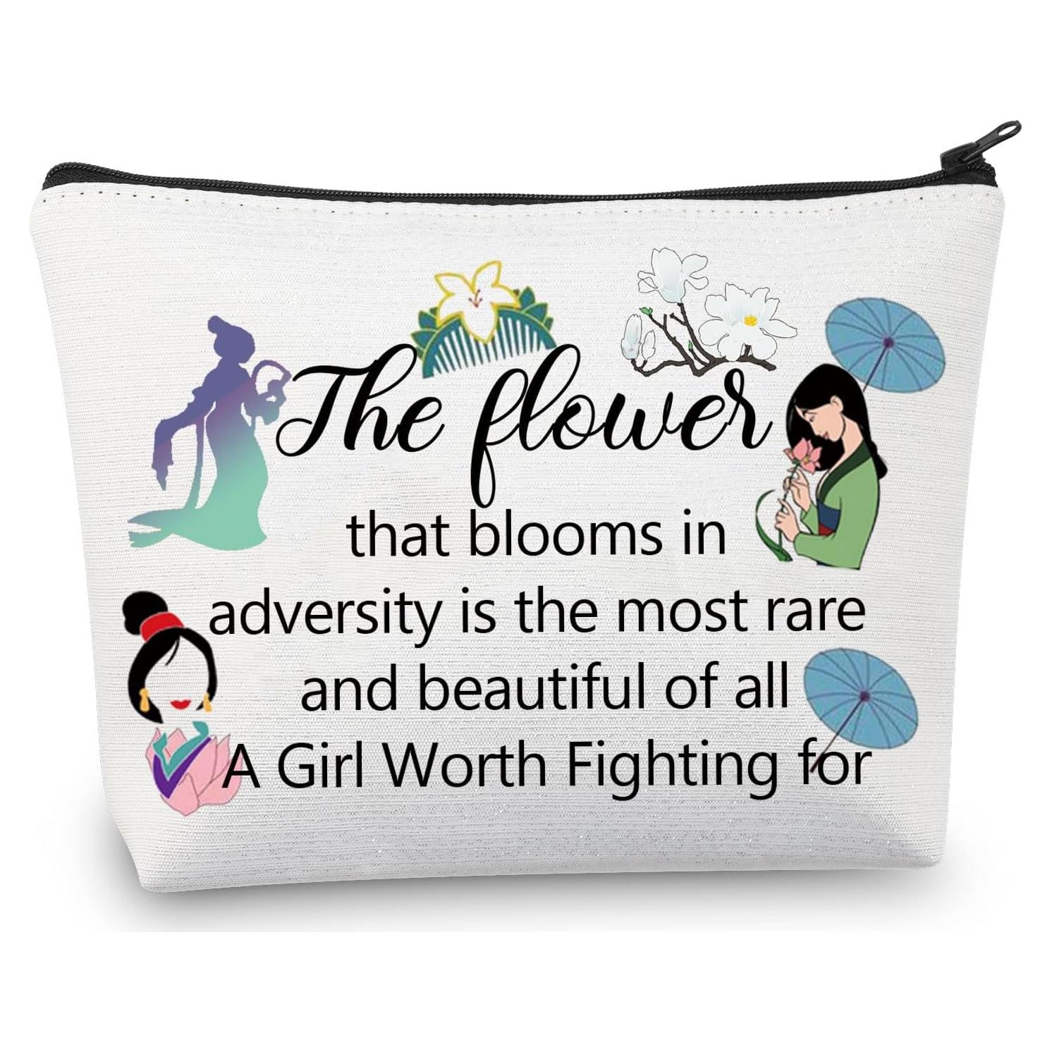 Bolsa de Maquillaje Princesa Mulan 23.1x17x5.3cm Impermeable