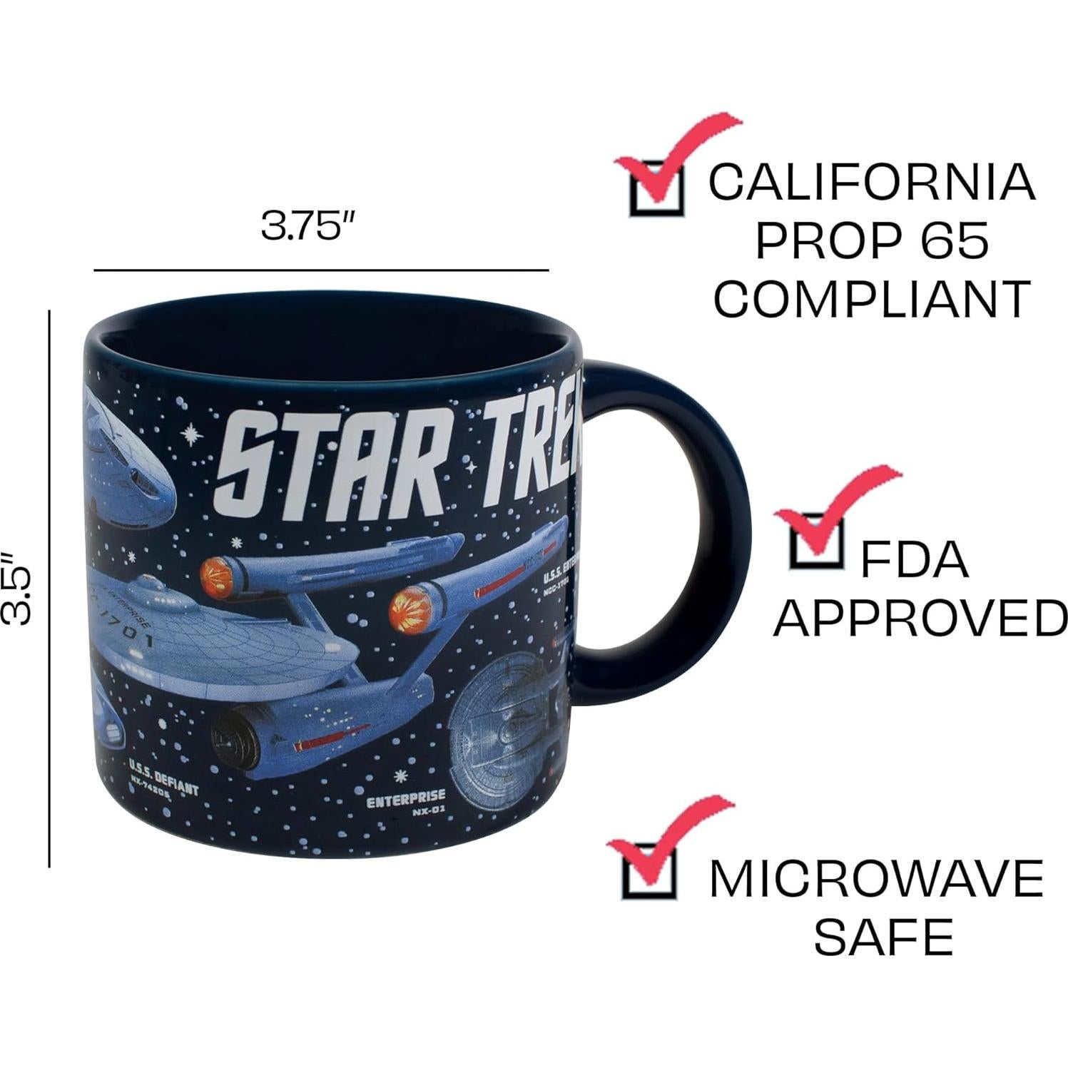 Taza de Cerámica Star Trek La Guilda 14 oz - Regalo Divertido