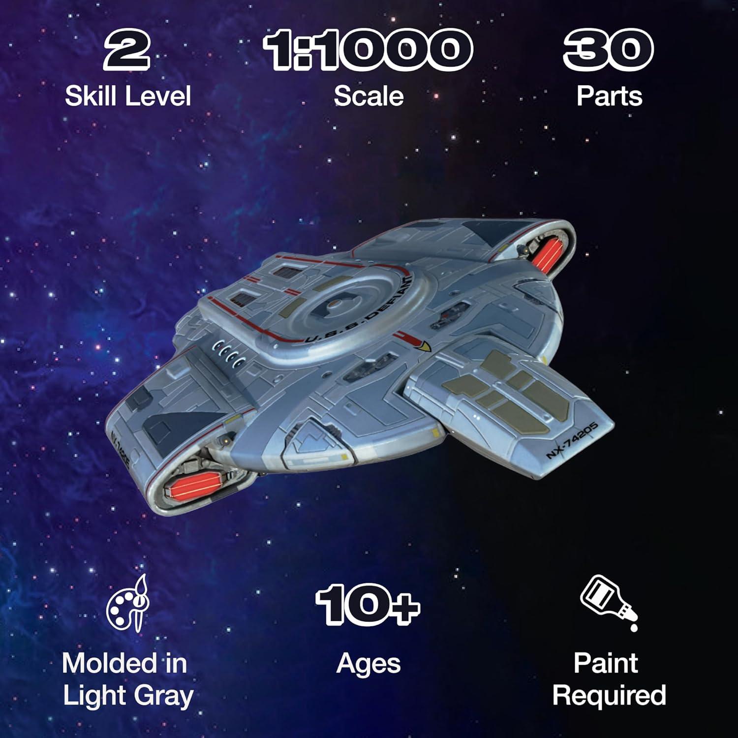 Kit de Modelo Polar Lights USS Defiant 1:1000 para Armar