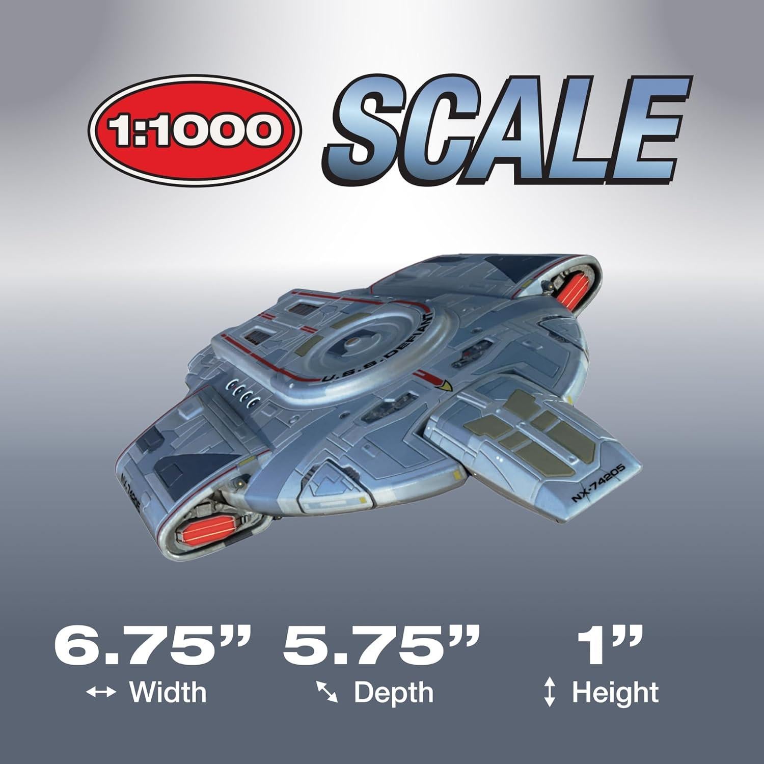 Kit de Modelo Polar Lights USS Defiant 1:1000 para Armar