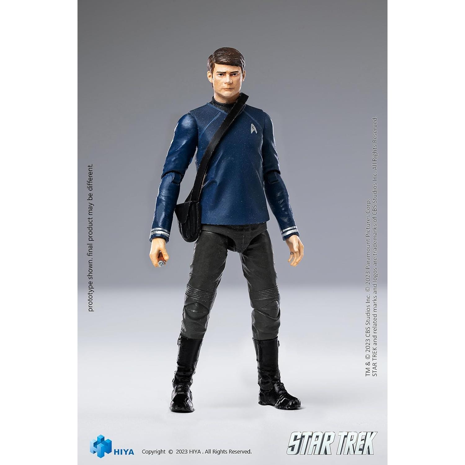 Figura de acción Dr. McCoy Hiya Toys 10.5 cm Star Trek 2009