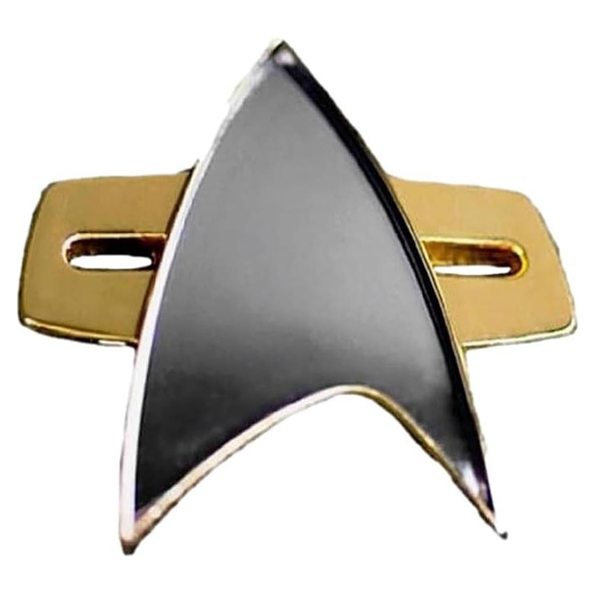 Pin de Uniforme Comunicador Star Trek Voyager Dorado 5.08cm
