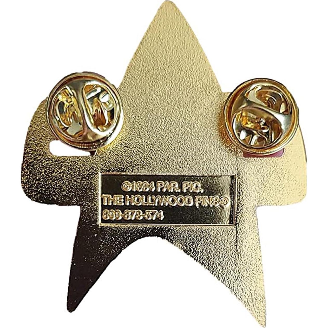 Pin de Uniforme Comunicador Star Trek Voyager Dorado 5.08cm
