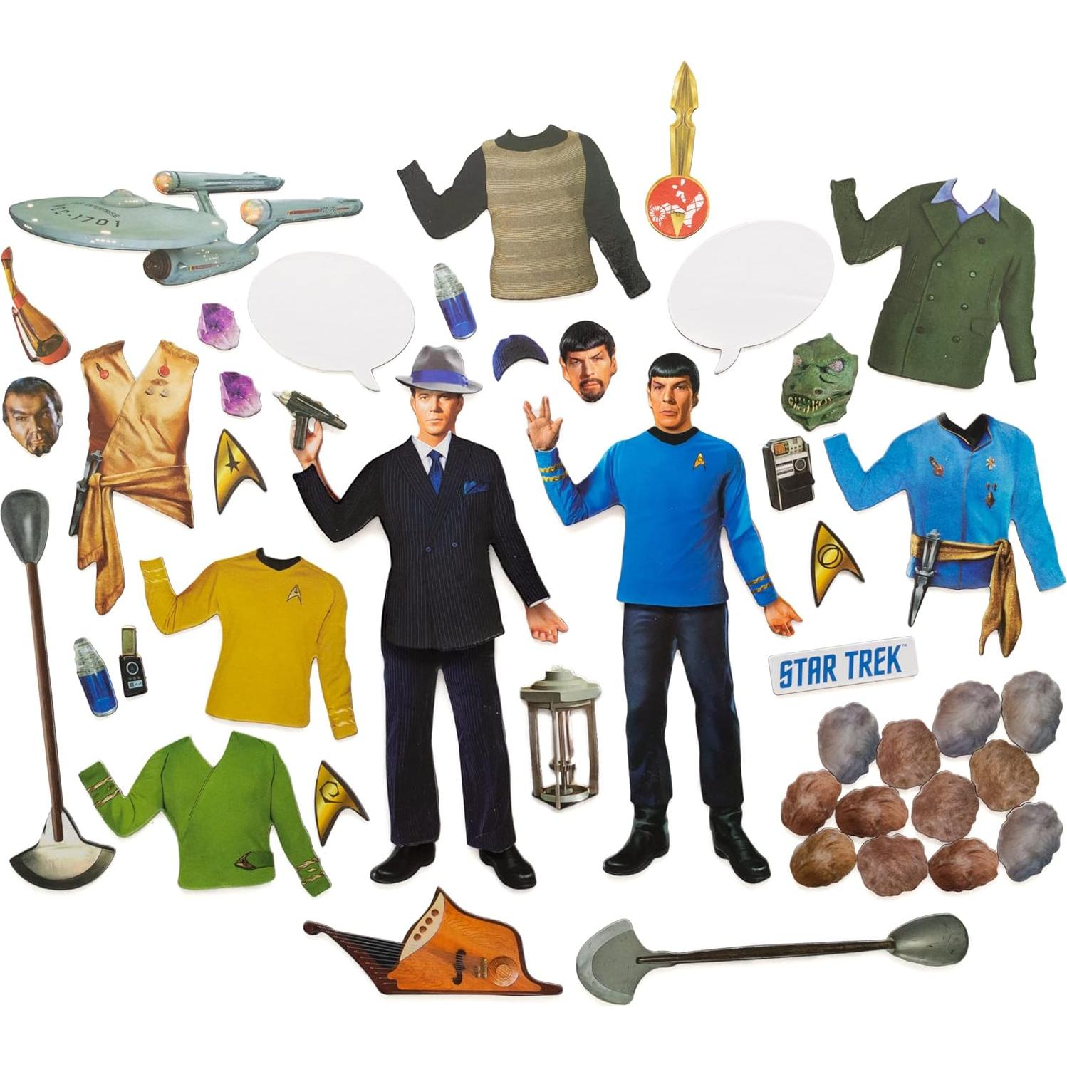 Juego de muñecas magnéticas Star Trek Kirk y Spock - 50 piezas