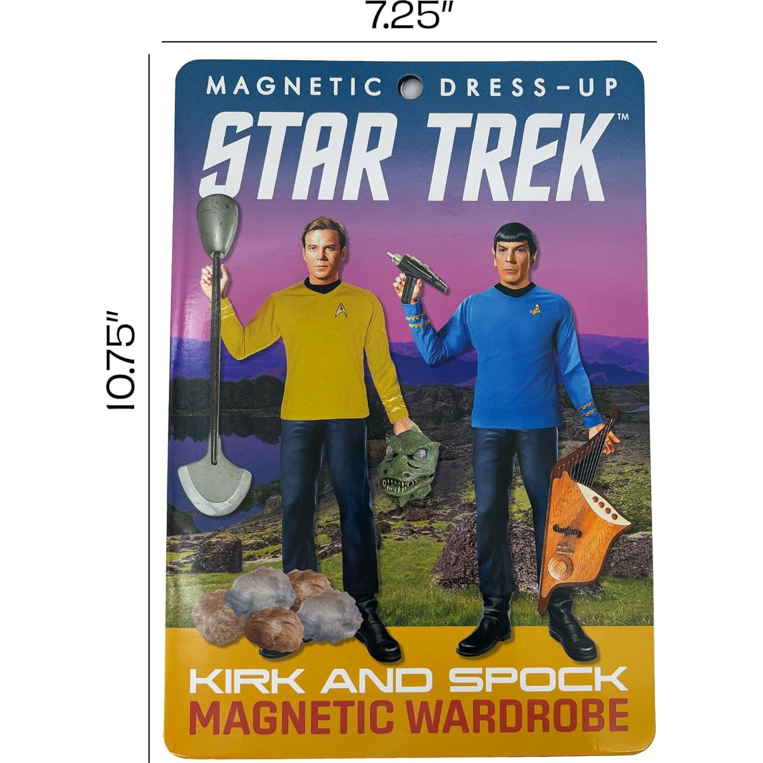 Juego de muñecas magnéticas Star Trek Kirk y Spock - 50 piezas