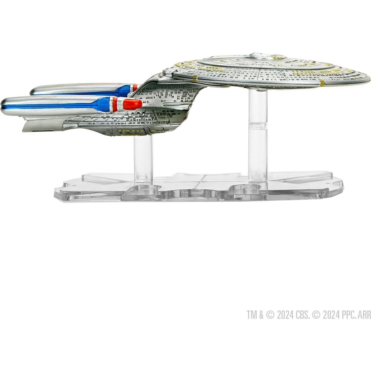 Miniatura U.S.S. Enterprise-D WizKids 22.86x17.78 cm Detallada