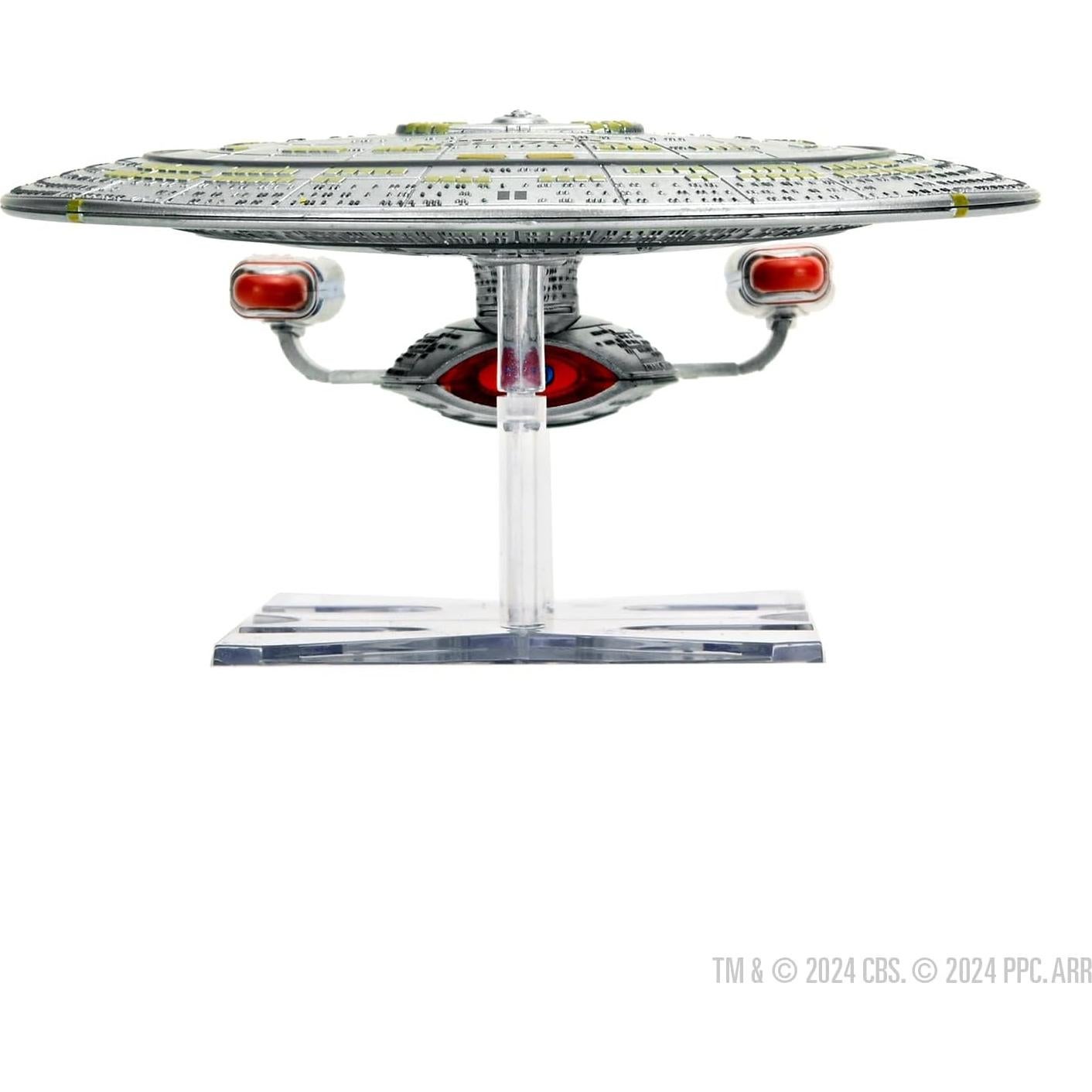 Miniatura U.S.S. Enterprise-D WizKids 22.86x17.78 cm Detallada