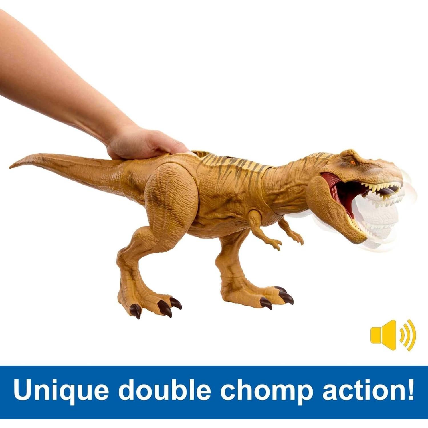 Figura de Acción Mattel T. Rex Jurassic World con Sonido