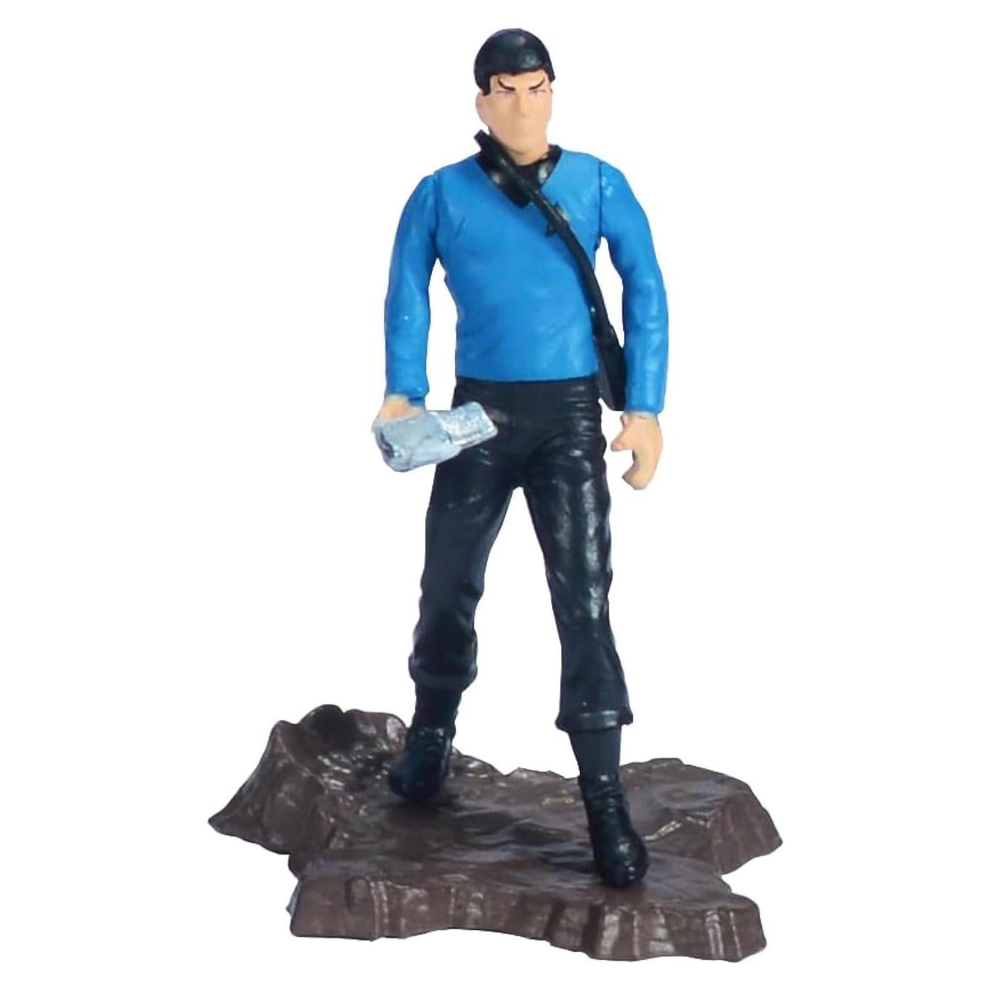 Micro Figuras Star Trek Capitán Kirk, Sr. Spock y U.S.S. Enterprise