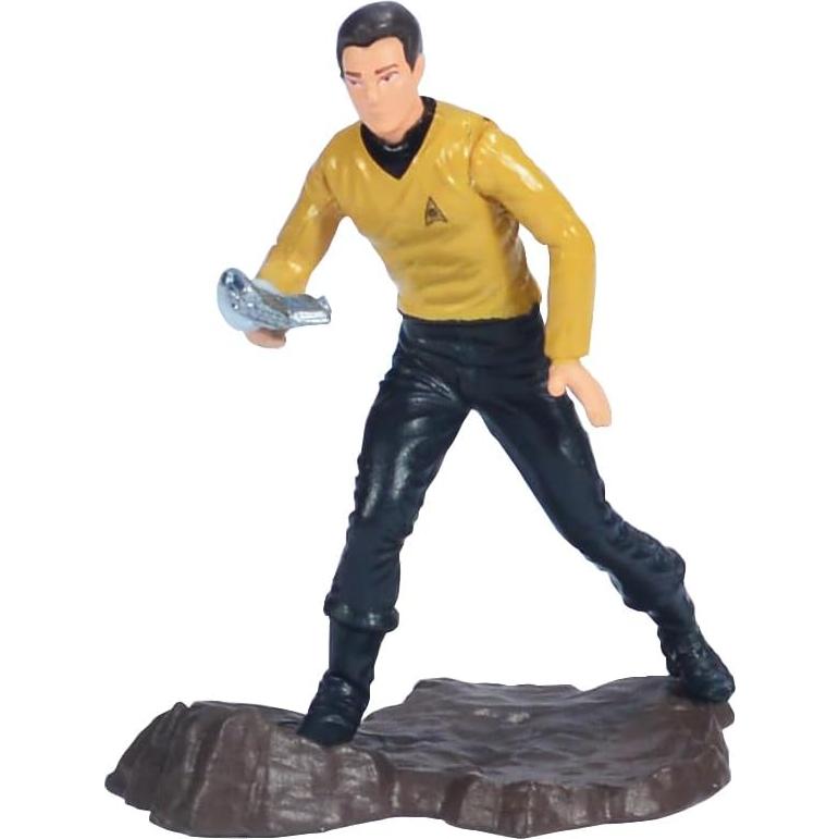 Micro Figuras Star Trek Capitán Kirk, Sr. Spock y U.S.S. Enterprise