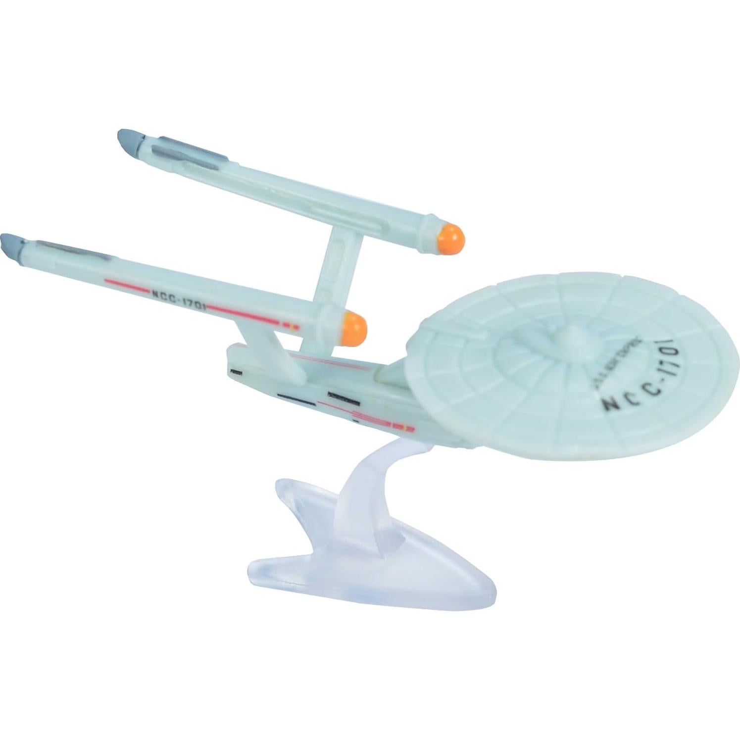 Micro Figuras Star Trek Capitán Kirk, Sr. Spock y U.S.S. Enterprise