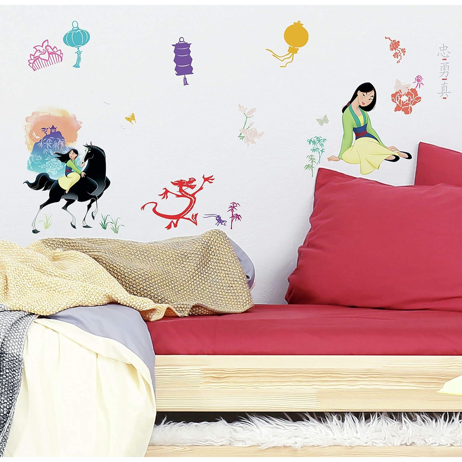 Calcomanías de Pared Disney Mulan RoomMates 36 Piezas