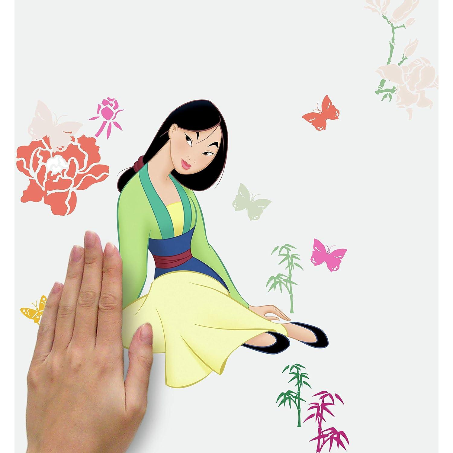 Calcomanías de Pared Disney Mulan RoomMates 36 Piezas