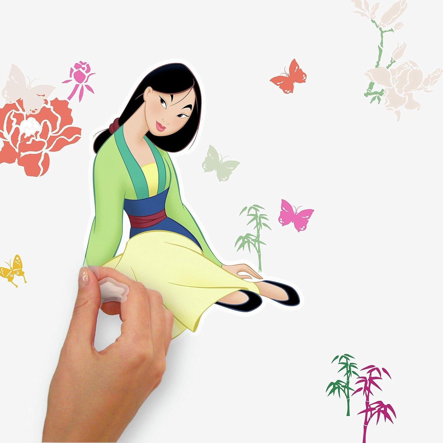 Calcomanías de Pared Disney Mulan RoomMates 36 Piezas