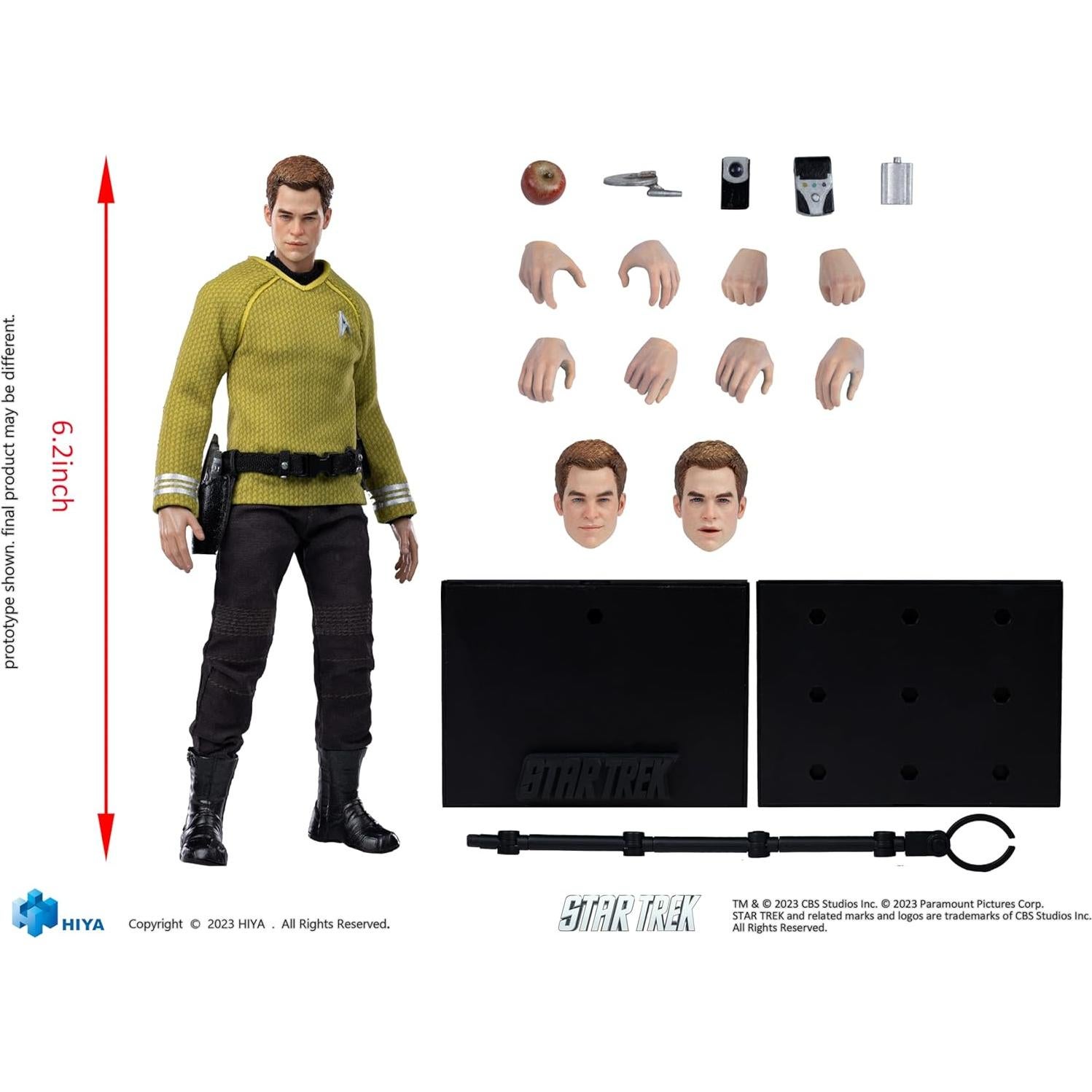 Figura de Acción Hiya Toys Star Trek James T. Kirk 15.7 cm