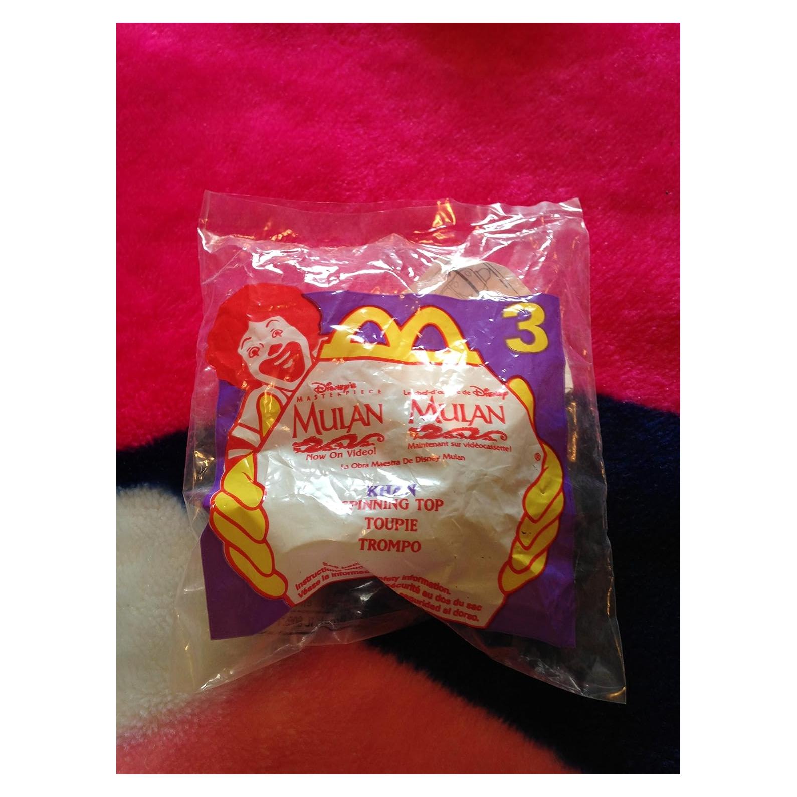 Comida Feliz McDonald's Mulan #3 Trompo de Khan 226g