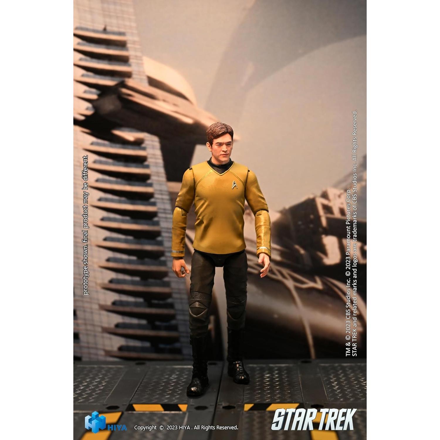 Figura de acción Sulu Hiya Toys Star Trek 1:18 10.5 cm