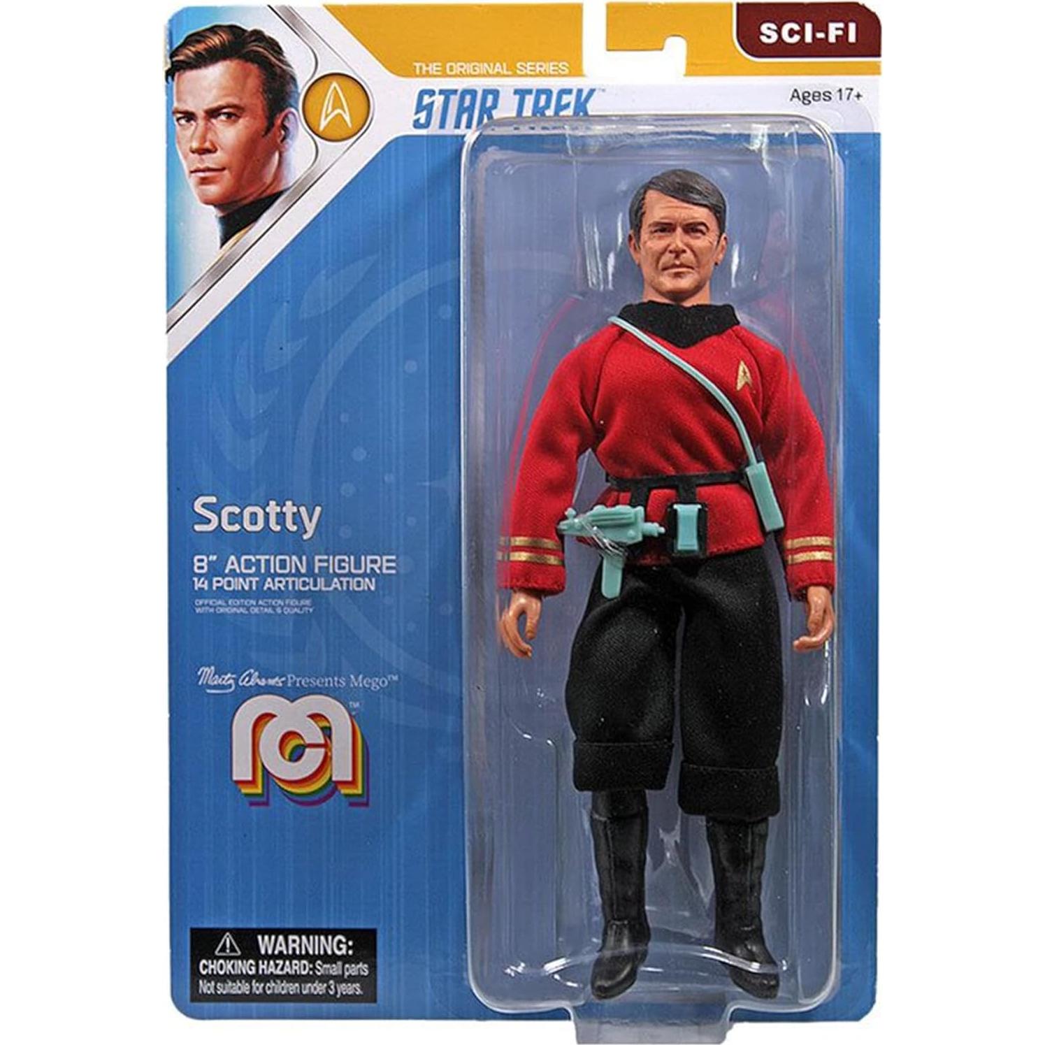 Figura de Acción Mego Scotty Star Trek 20 cm con Accesorios