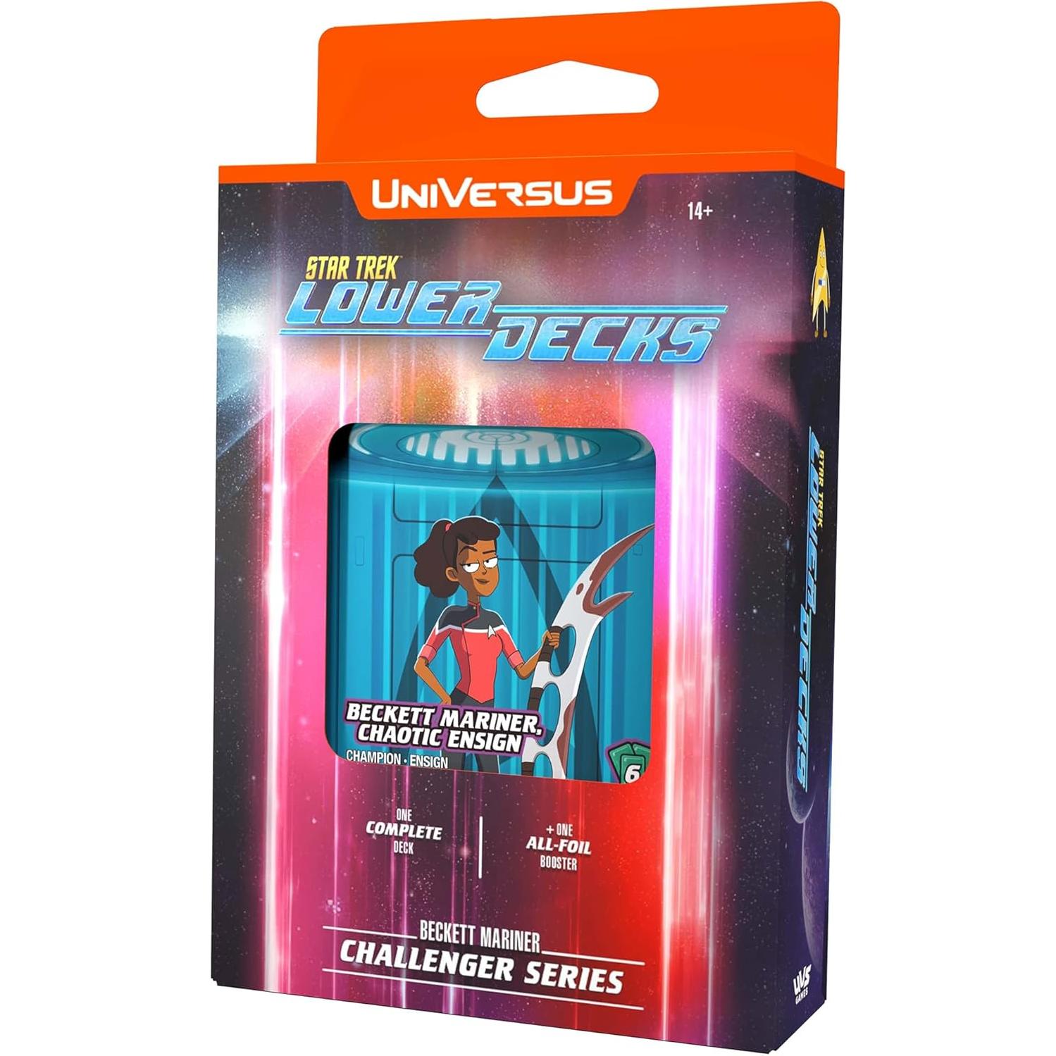 Baraja de Cartas Universus Star Trek Lower Decks Mariner 63 Cartas