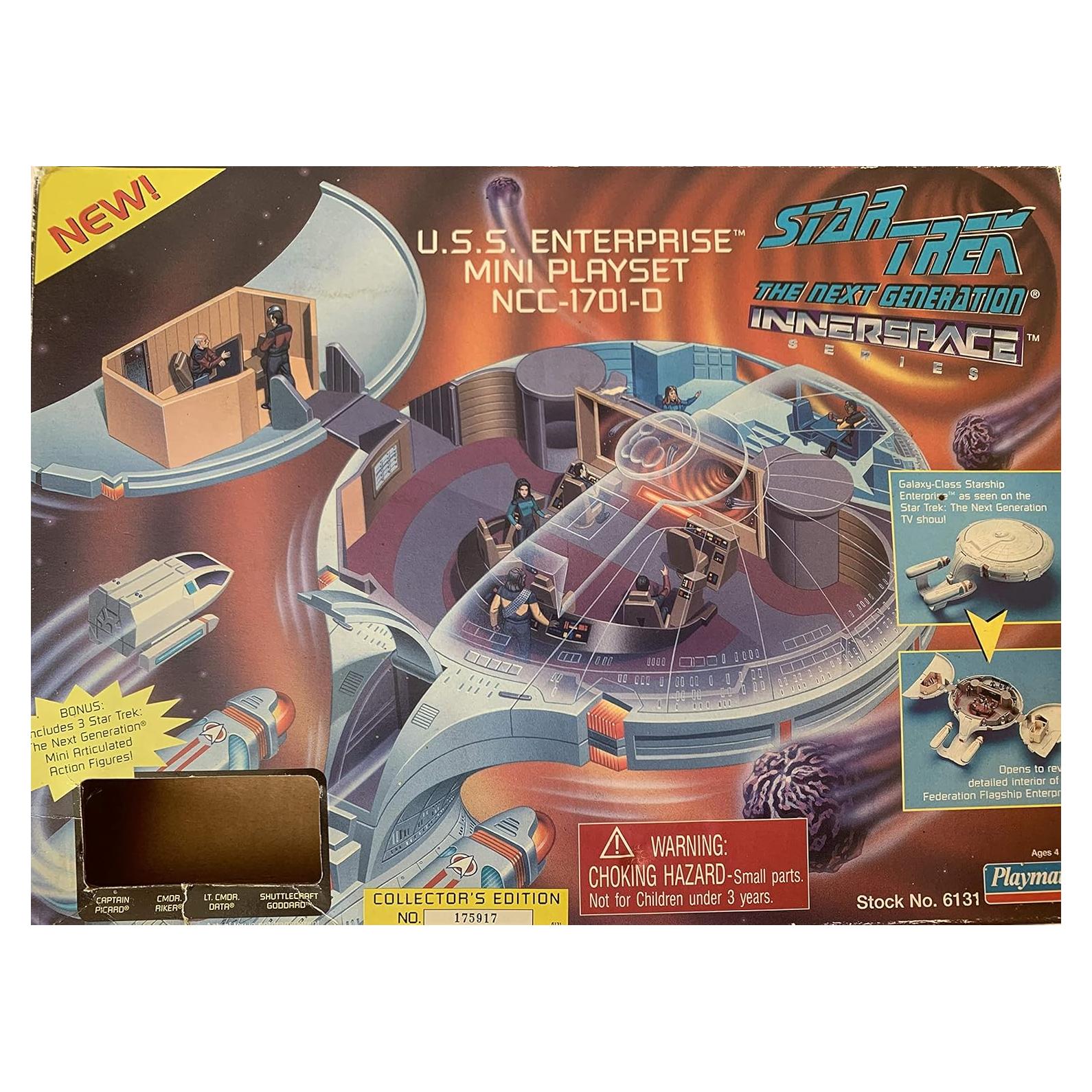 Juego de Innerspace Star Trek U.S.S. Enterprise NCC-1701-D