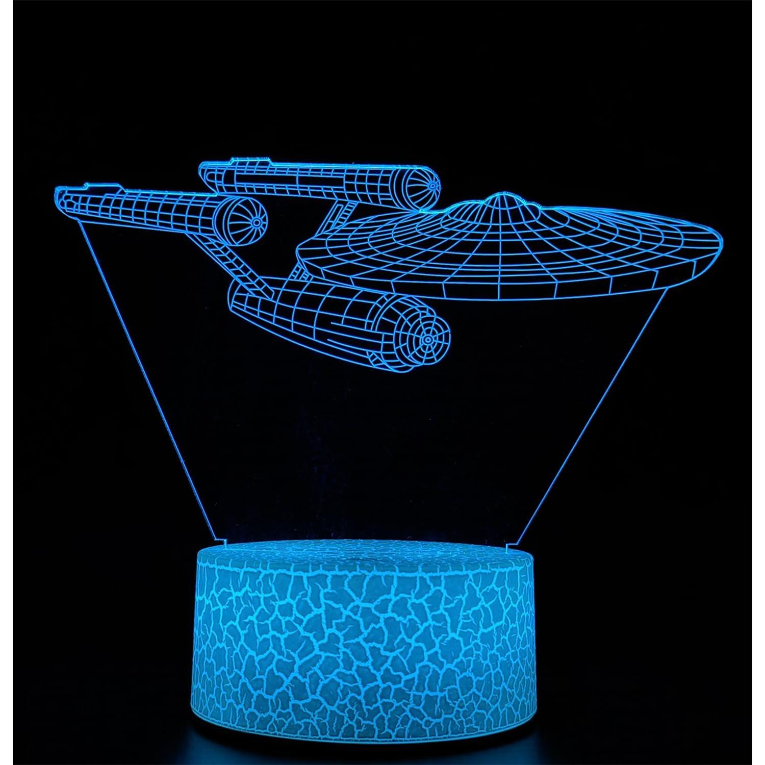 Luz Nocturna 3D LED Gfytdxe con Control Táctil y Remoto