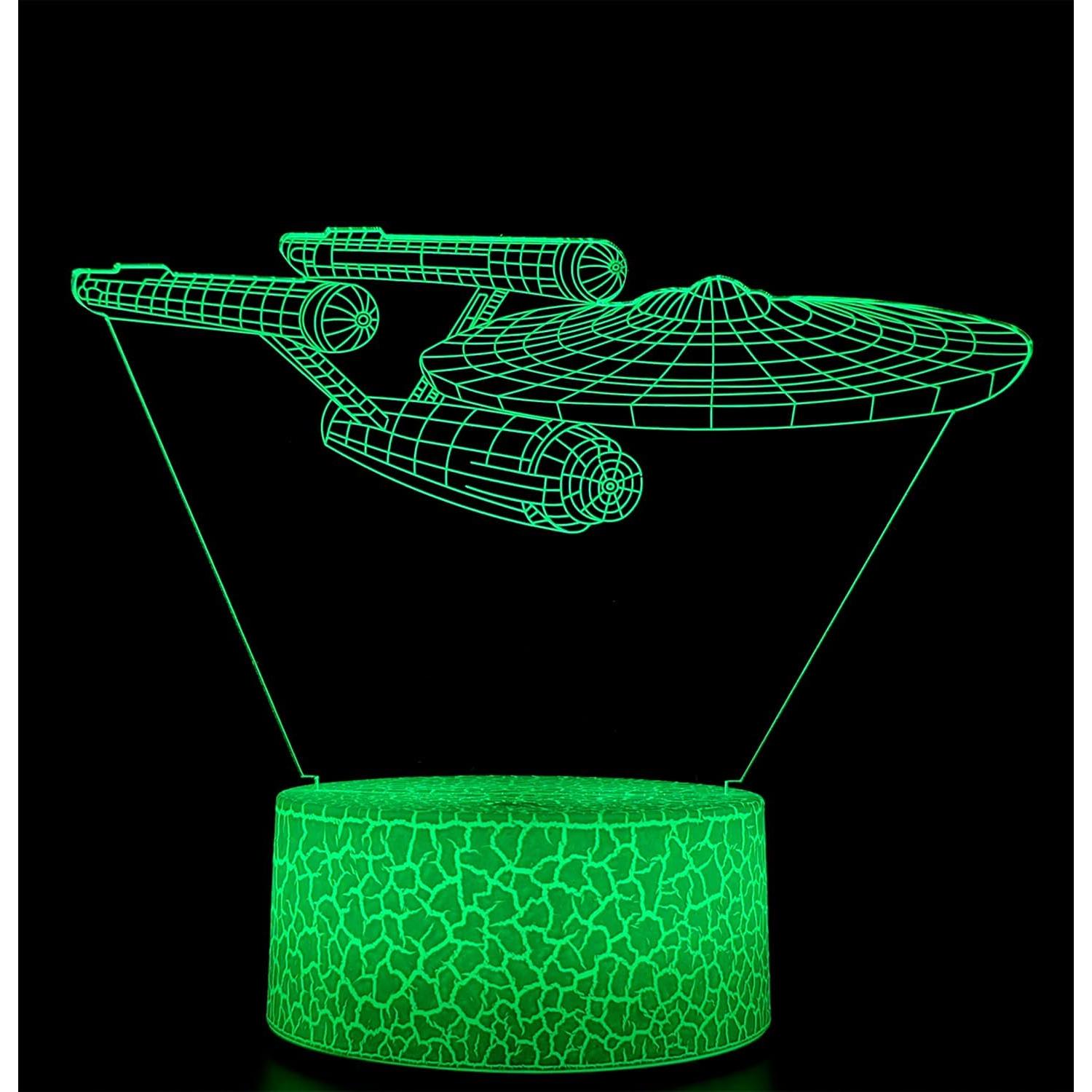 Luz Nocturna 3D LED Gfytdxe con Control Táctil y Remoto