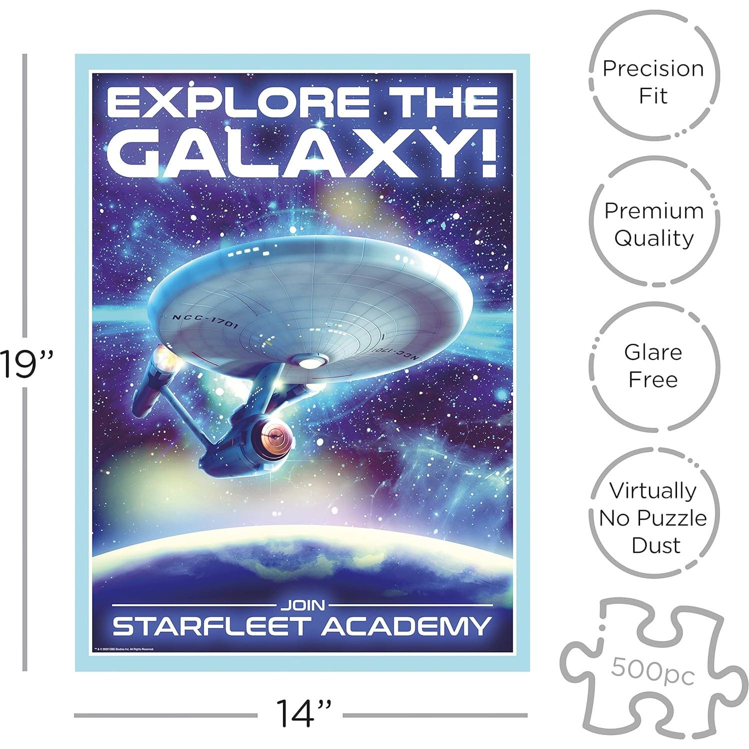 Rompecabezas Star Trek 500 Piezas AQUARIUS 35.5x48.3 cm