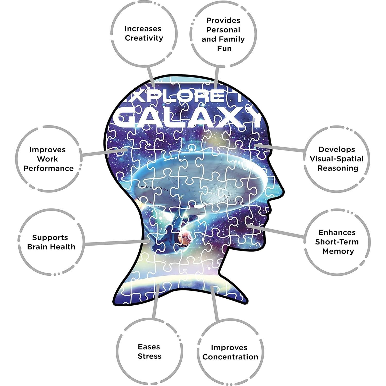 Rompecabezas Star Trek 500 Piezas AQUARIUS 35.5x48.3 cm