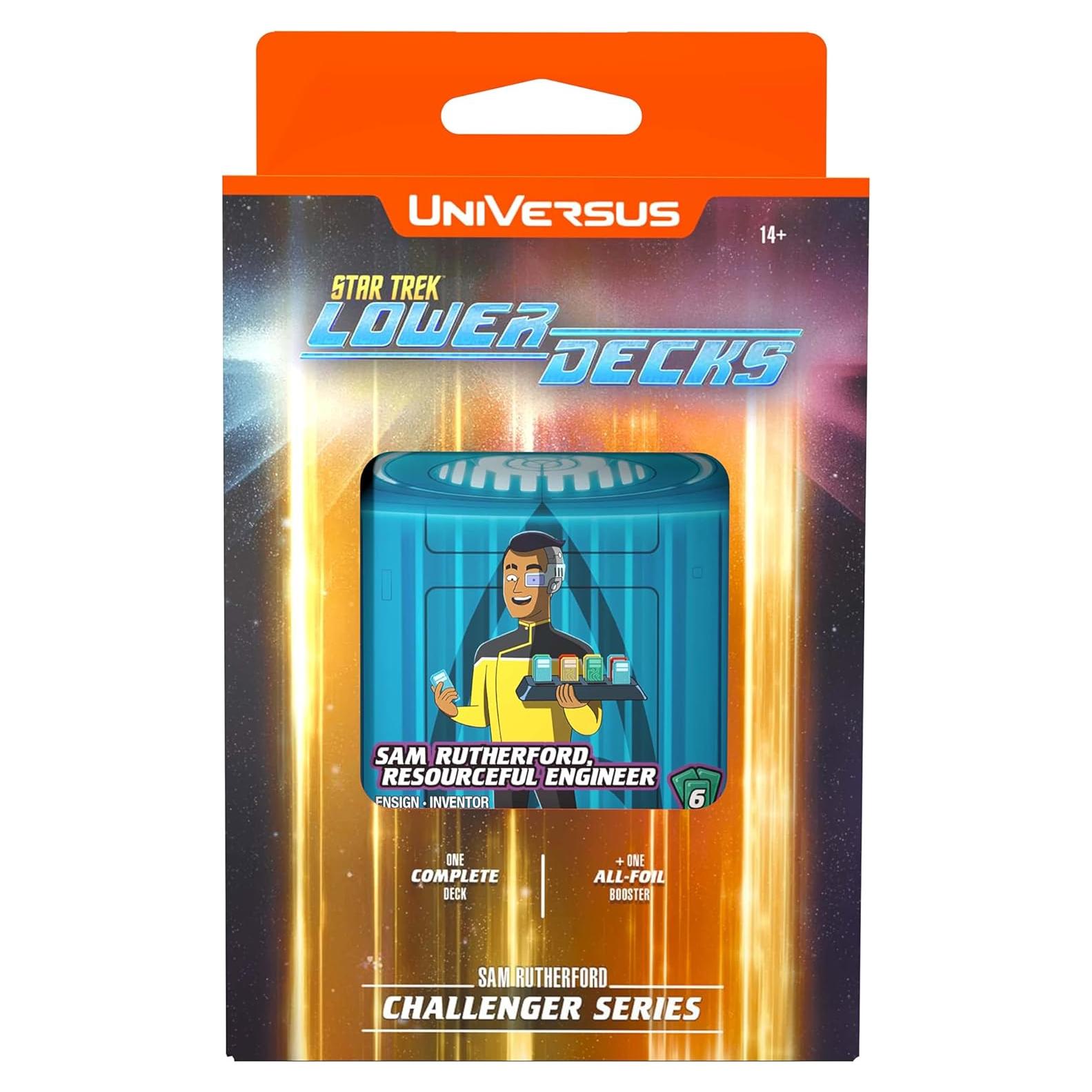 Juego de Cartas Universus Star Trek Lower Decks Rutherford - 63 Cartas