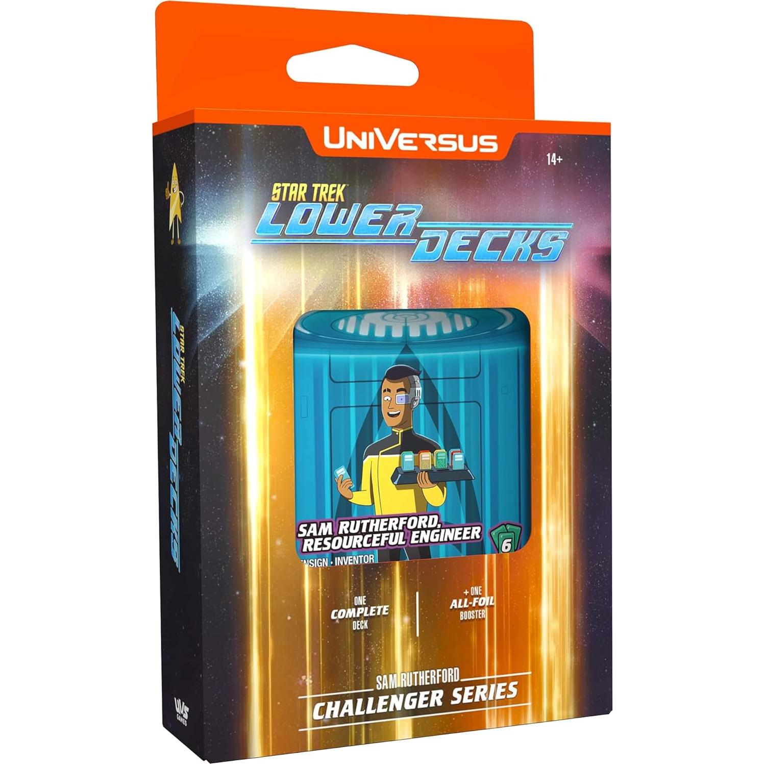 Juego de Cartas Universus Star Trek Lower Decks Rutherford - 63 Cartas