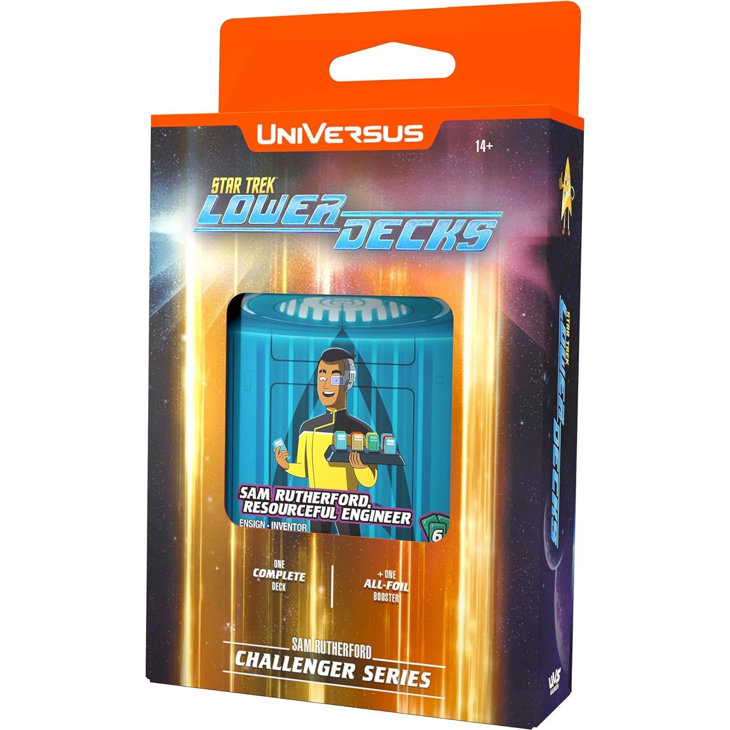 Juego de Cartas Universus Star Trek Lower Decks Rutherford - 63 Cartas